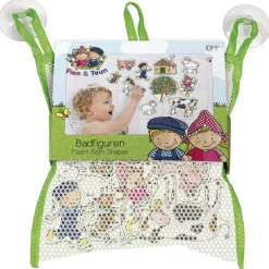 Fien en Teun bad foam figuren 10 stuks
