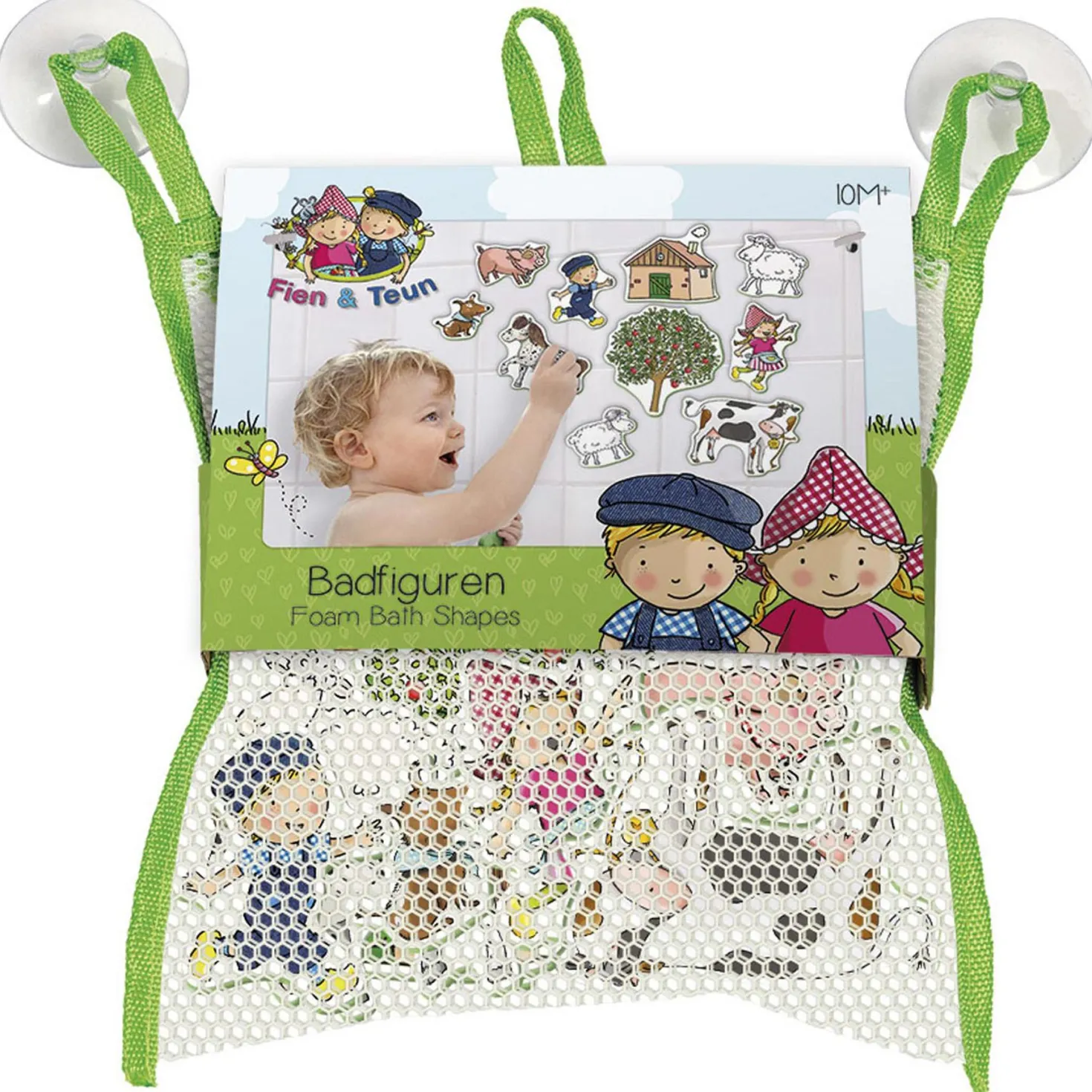 Fien en Teun bad foam figuren 10 stuks