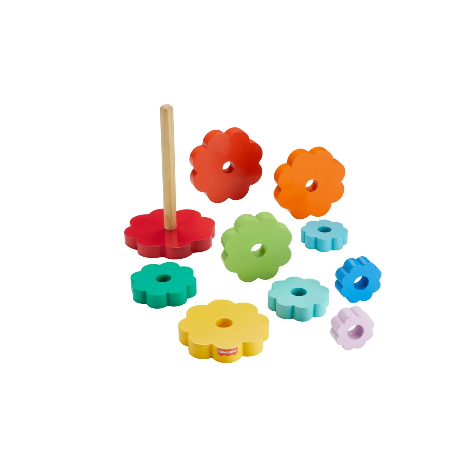 Fisher Price Hout Ring Stacker