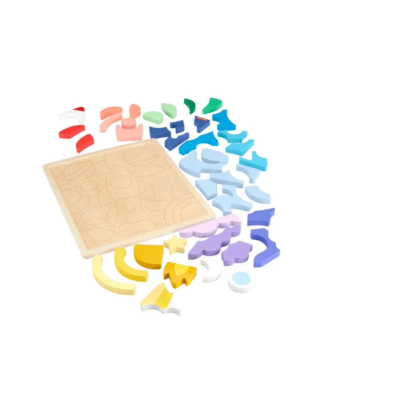Fisher Price Hout Vormen Puzzel