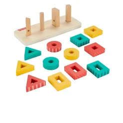 Fisher Price Hout Vormen Stapelen