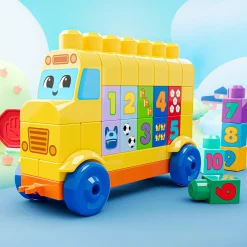 Fisher Price mb bouw en tel bus