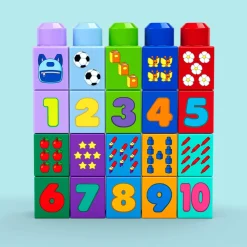 Fisher Price mb bouw en tel bus