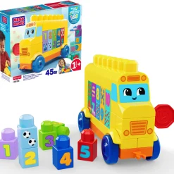 Fisher Price mb bouw en tel bus