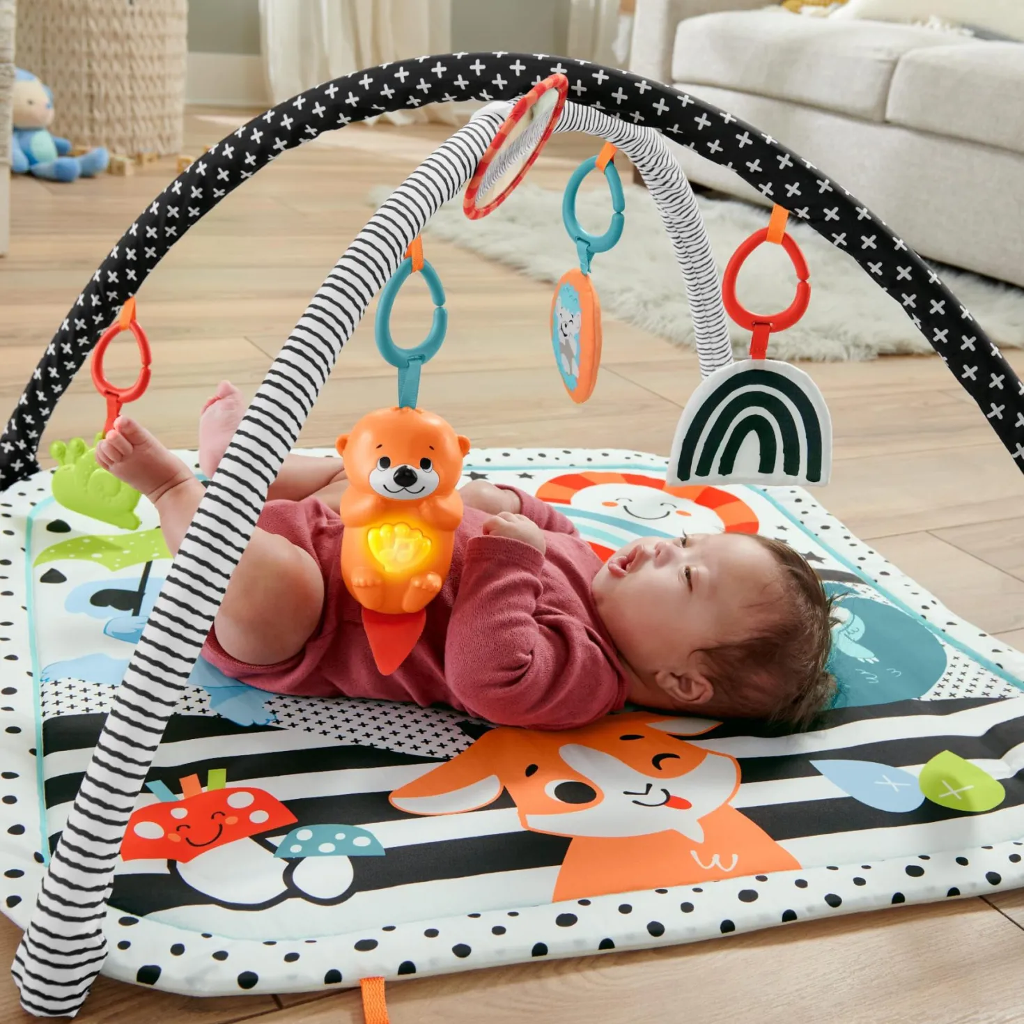 Fisher Price new born 3-in-1 glow & grow gym