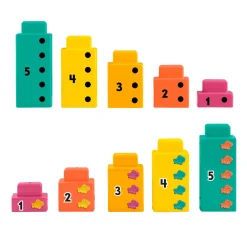 Fisher Price stapel krokodil