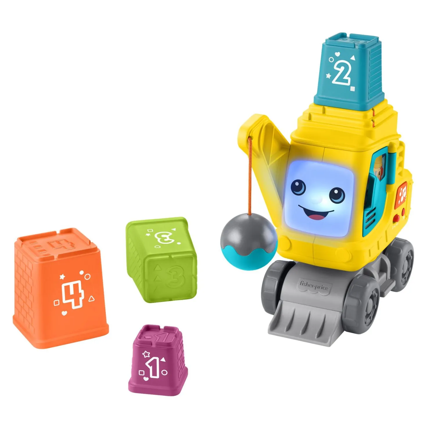 Fisher price tel- en stapelkraan