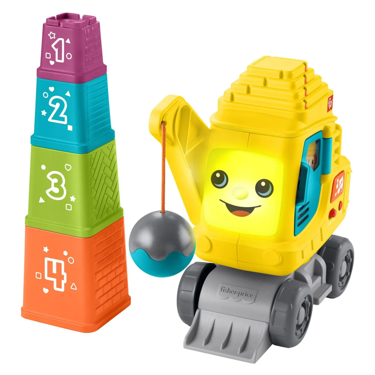 Fisher price tel- en stapelkraan