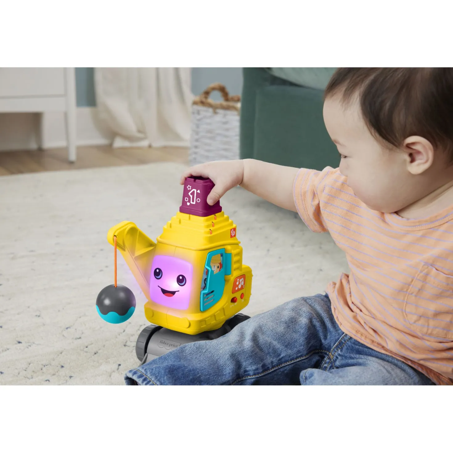 Fisher price tel- en stapelkraan