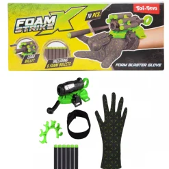 Foam blaster aan polsband inclusief 6 foam pijlen