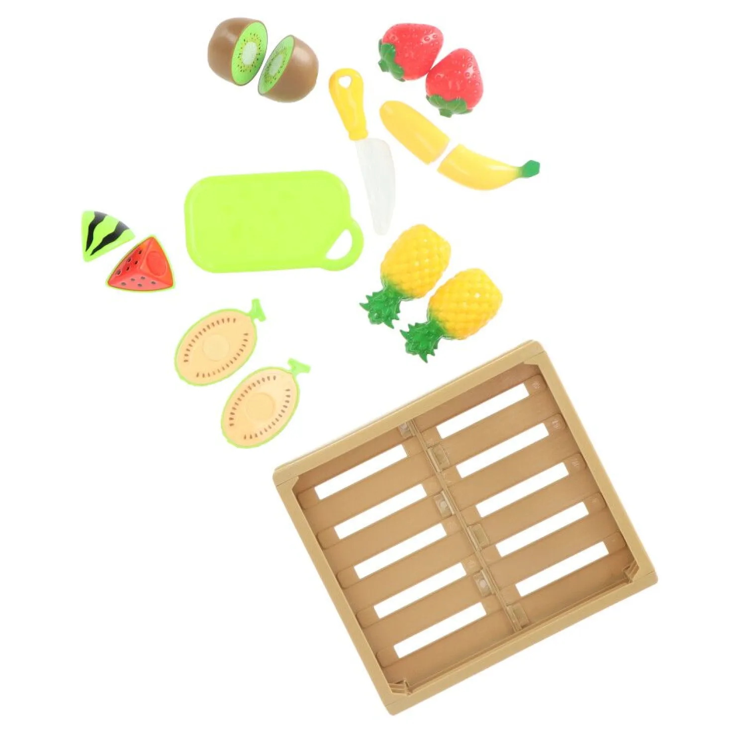 Fruit Snijset Met Klittenband In Kist