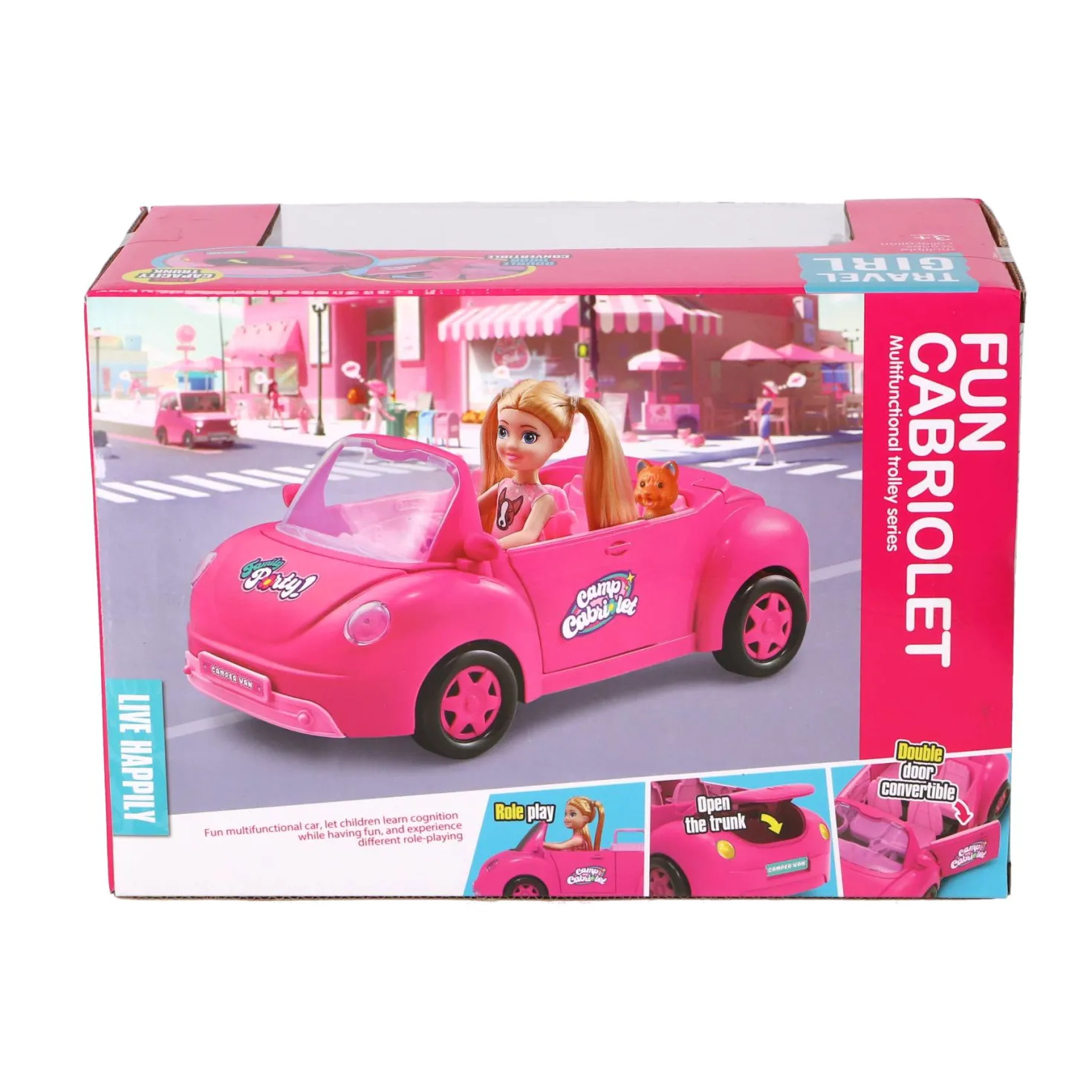 Fun Cabriolet met pop