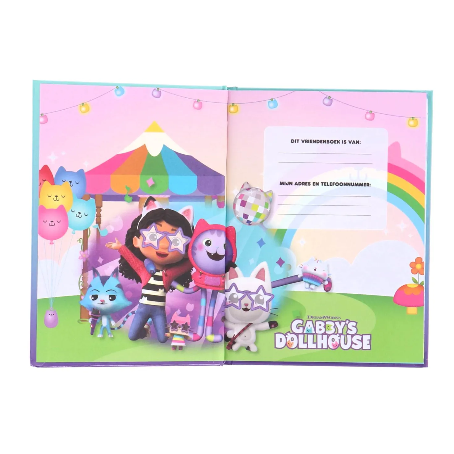Gabby's Dollhouse Boek Vriendenboek