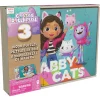 Gabby's Dollhouse Puzzel 3 Pack: Houten Puzzel In Houten Doos