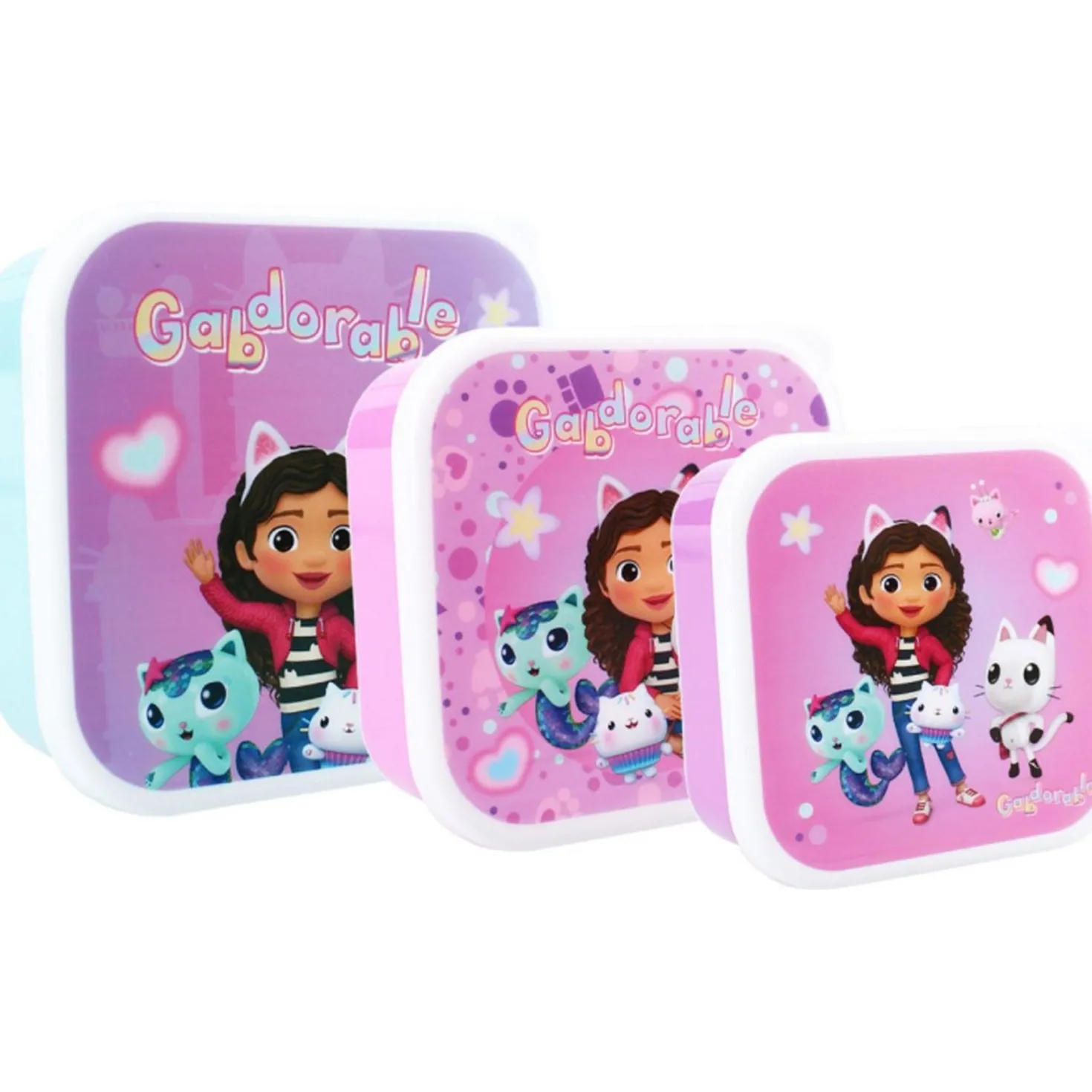 Gabby's Dollhouse Snackbox 3 In 1 Fresh Bites
