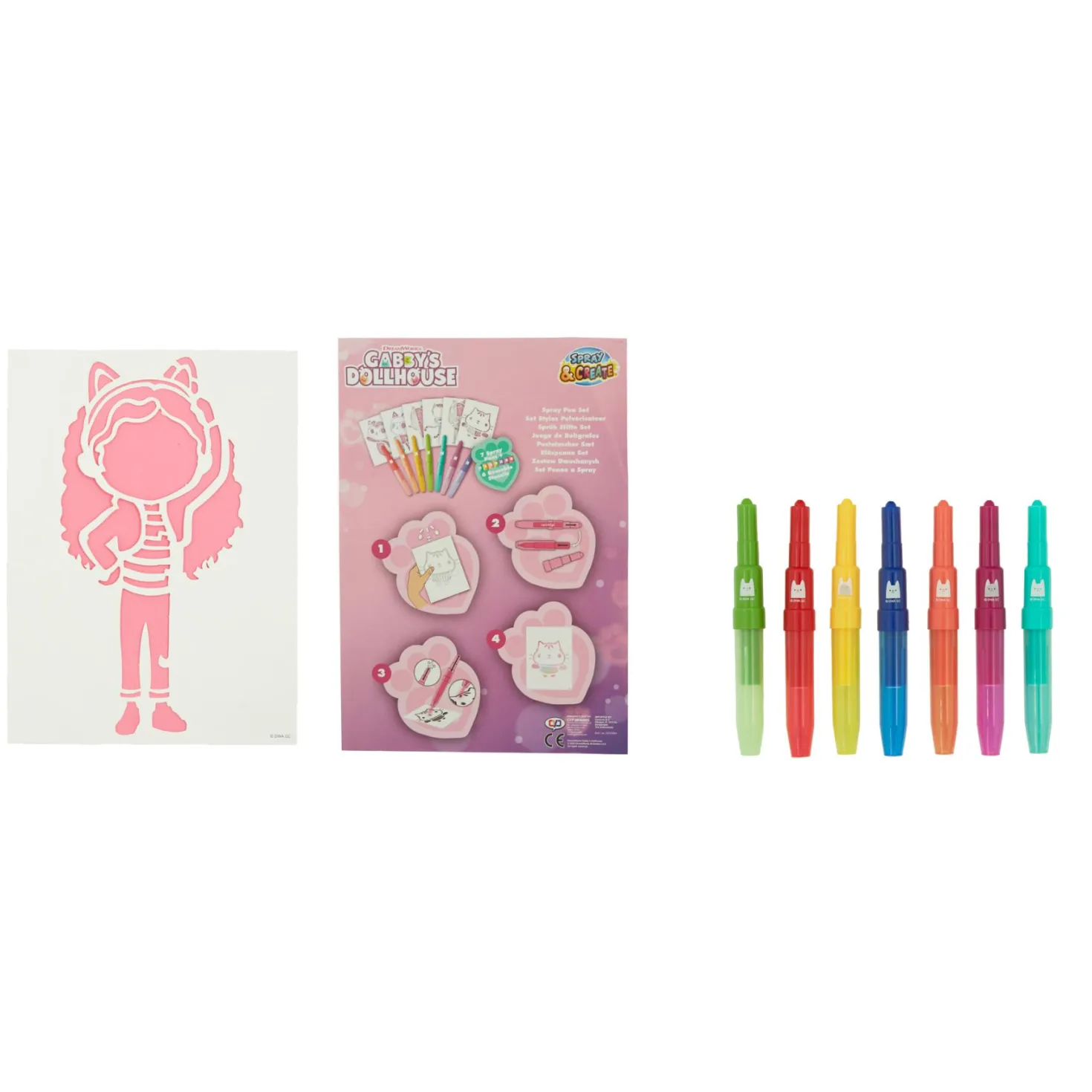 Gabby's Dollhouse Spray Pen Set