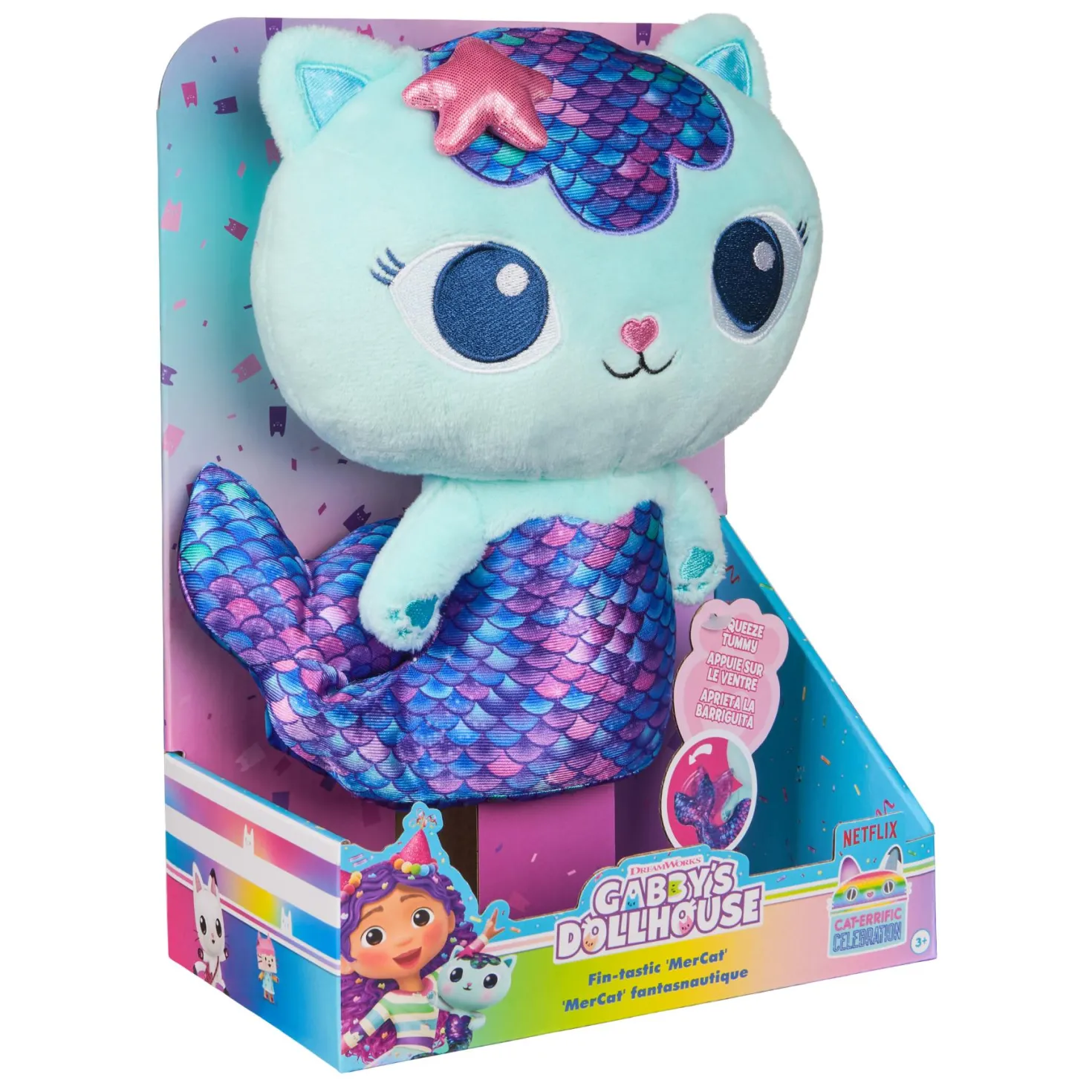 Gabby's Poppenhuis - Deluxe Plush Meerminkat