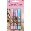 Gummen lippenstift 3 stuks Horse collection