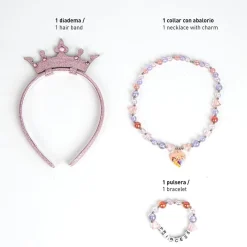 Haarband & sierraden set Disney Princess