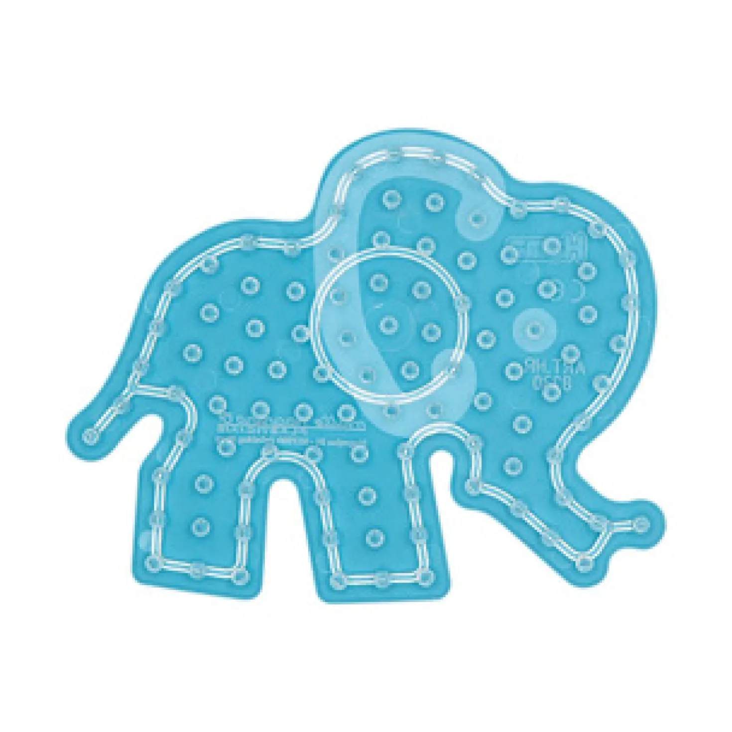 Hama Maxi Strijkkralen Grondplaat Olifant Transparant