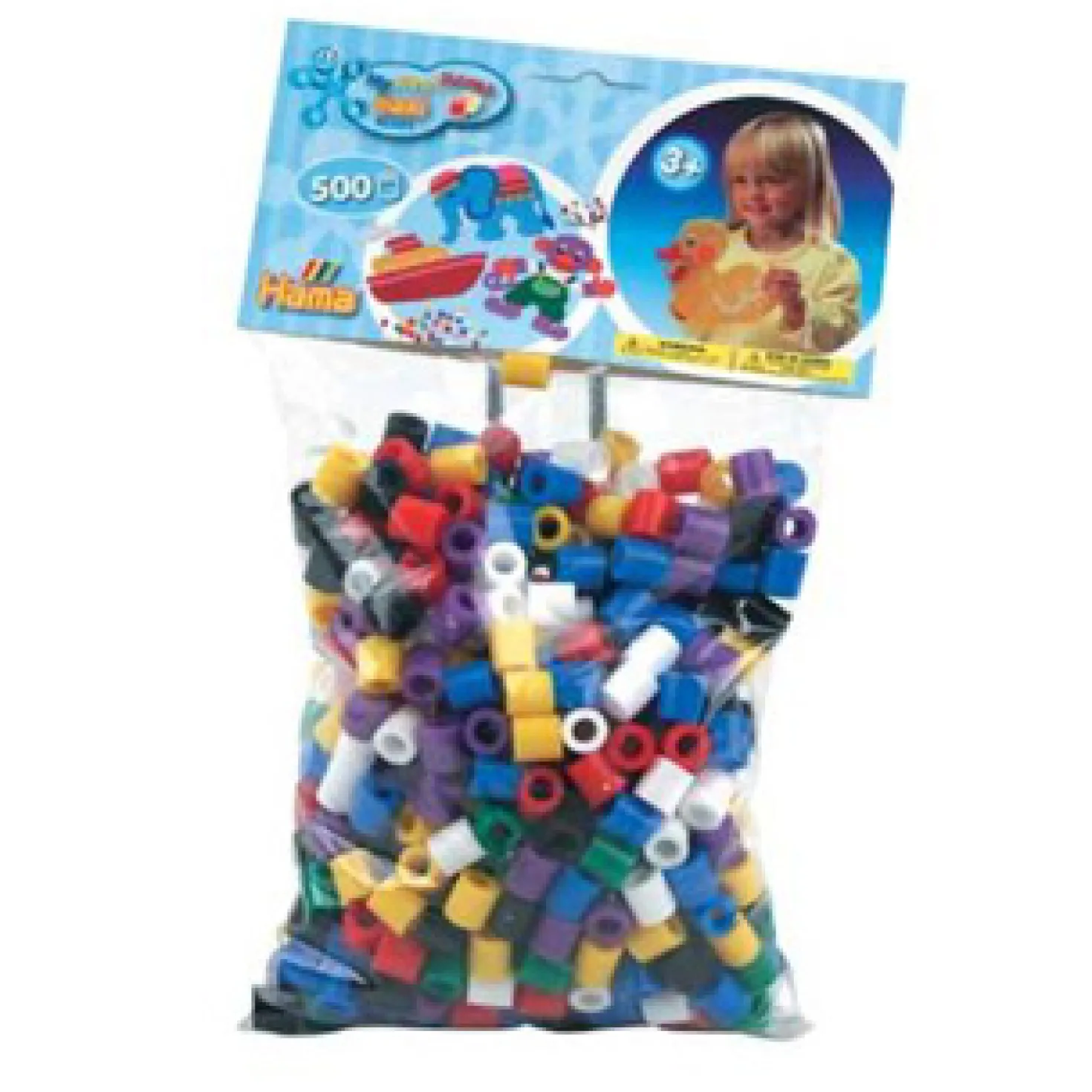 Hama Maxi Strijkkralen 500 Stuks Mixed Colors