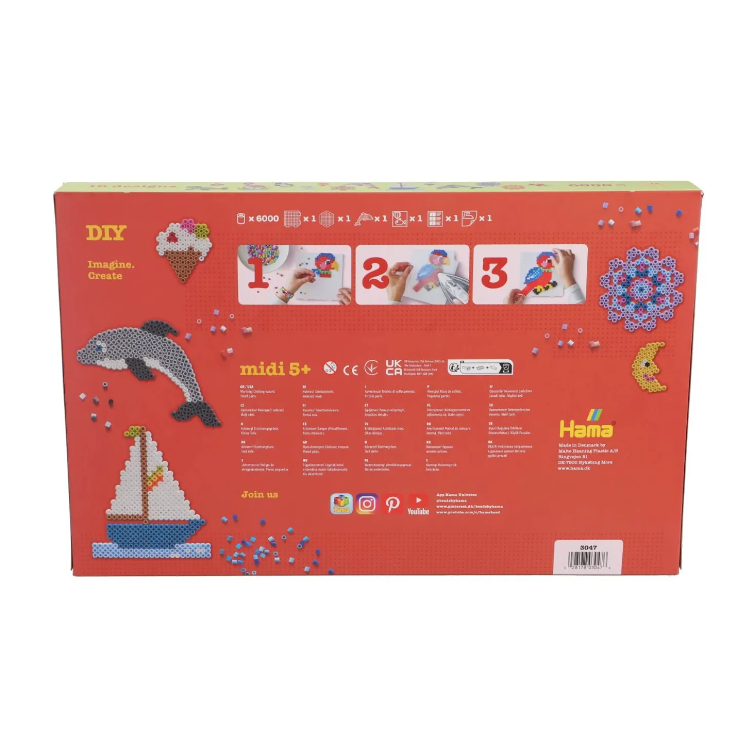 Hama stijkkralen 6000 stuks mega gift box