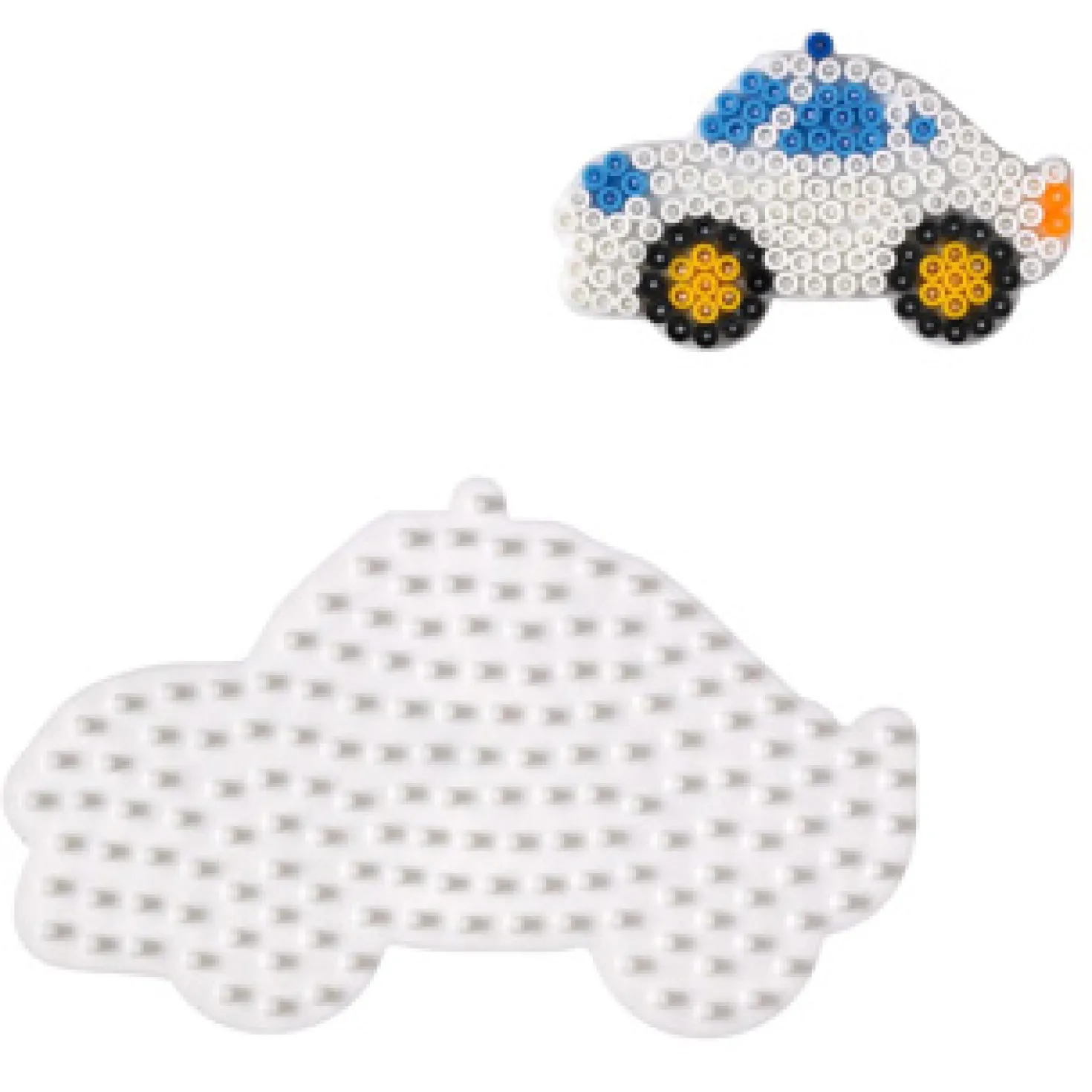 Hama Strijkkralen Grondplaat Auto Wit