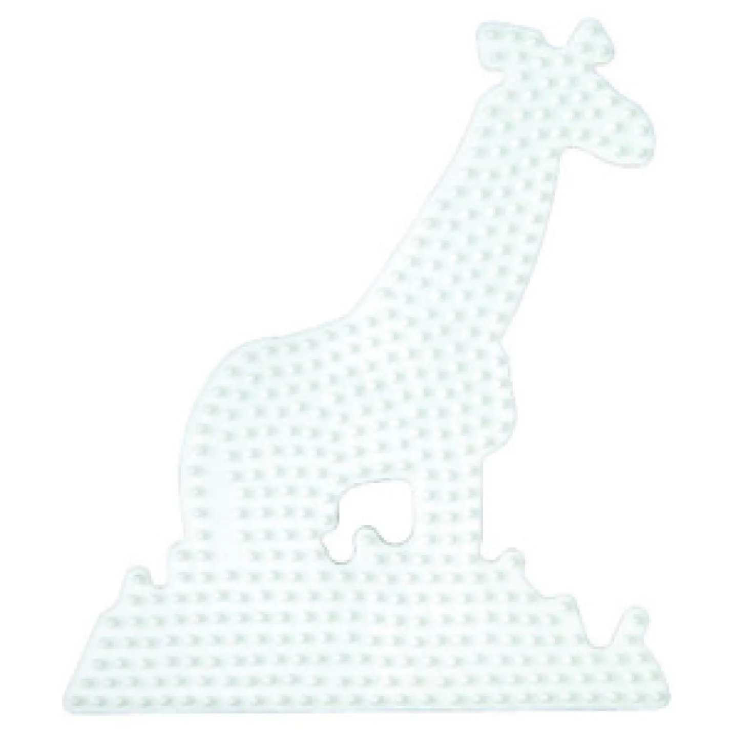 Hama Strijkkralen Grondplaat Giraffe Wit