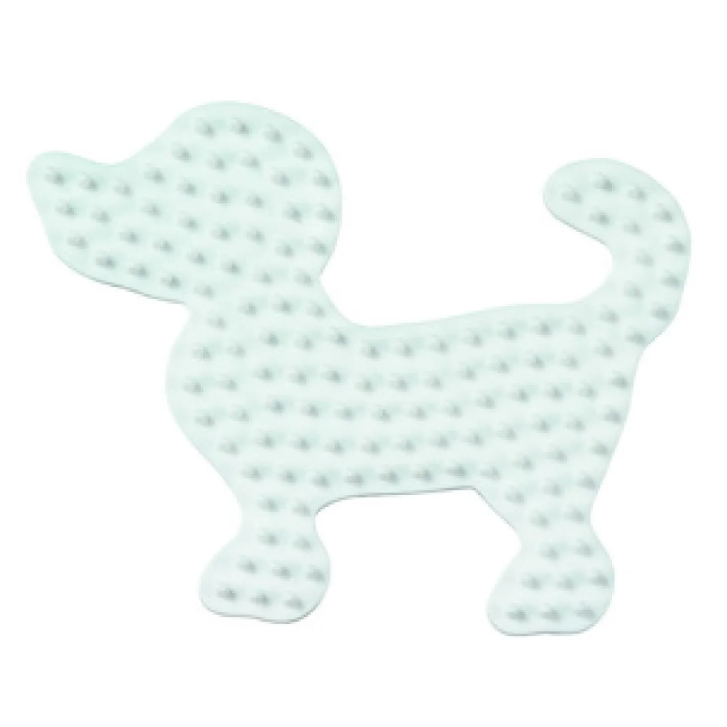 Hama Strijkkralen Grondplaat Hond 2 Wit