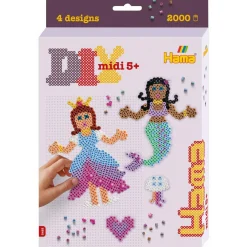 Hama strijkkralen prinsessen en zeemeerminnen 3D set 2000 delig