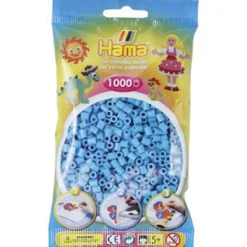Hama Strijkkralen 1000 Stuks Azuur Blauw