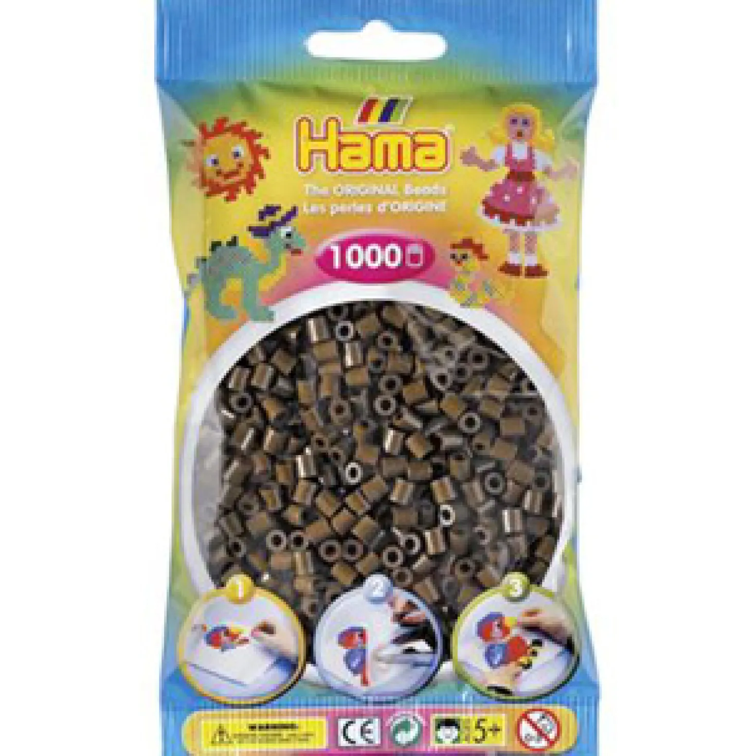 Hama Strijkkralen 1000 Stuks Choco