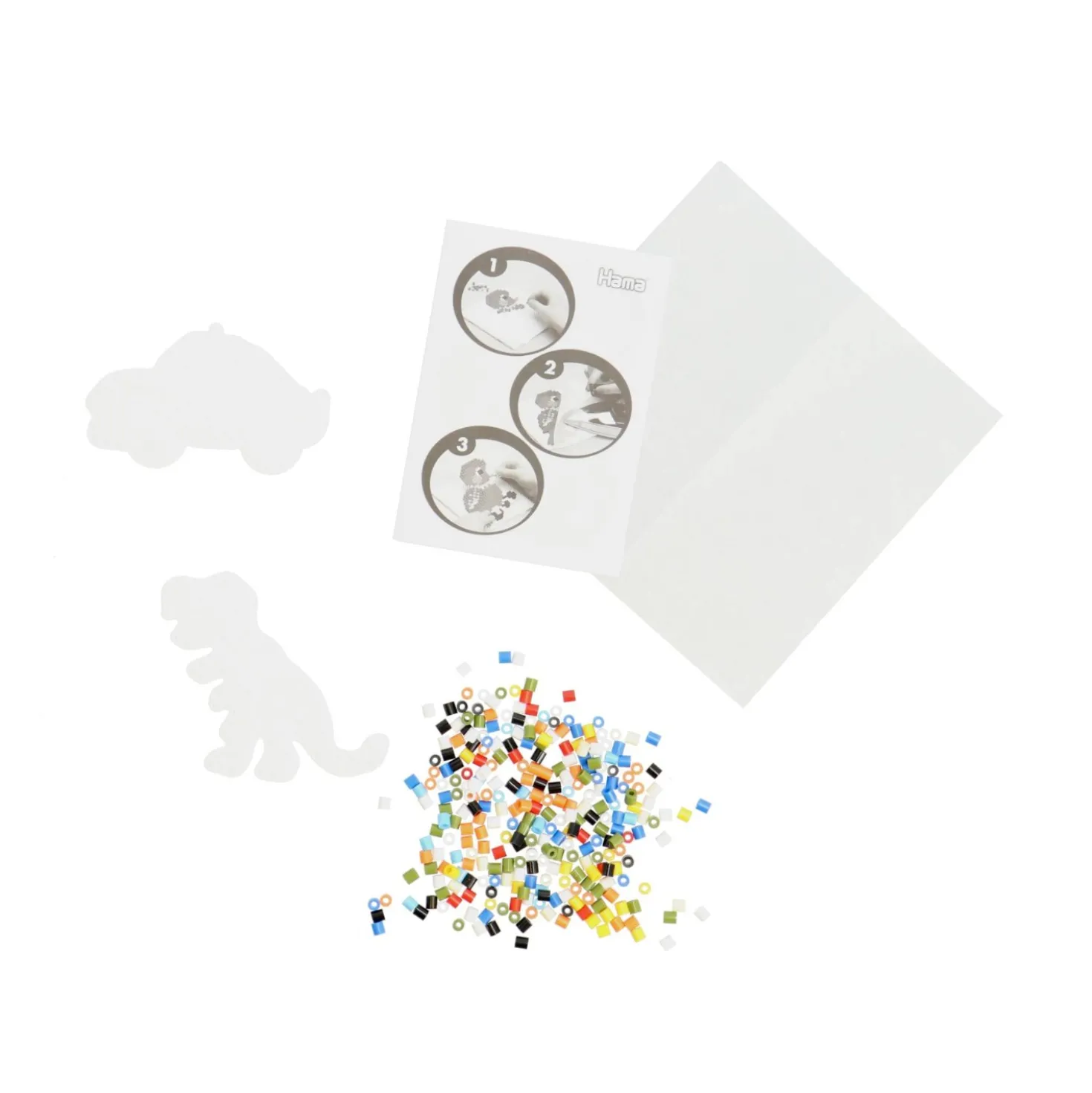 Hama strijkkralen 1100 stuks dino