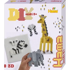 Hama strijkkralen 2500 stuks 3D safari
