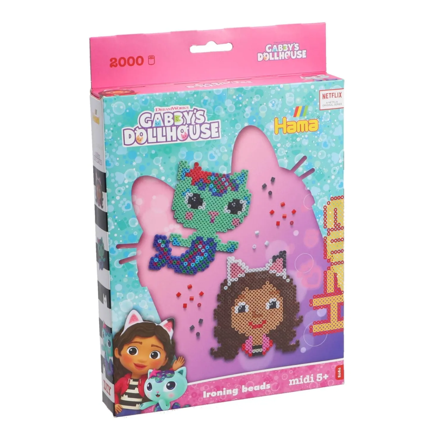 Hama strijkkralen 2000 stuks Gabby's Dollhouse