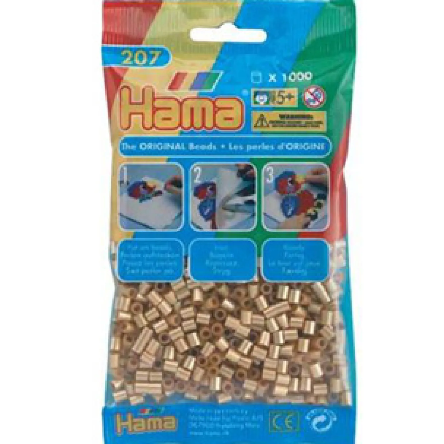 Hama Strijkkralen 1000 Stuks Goud