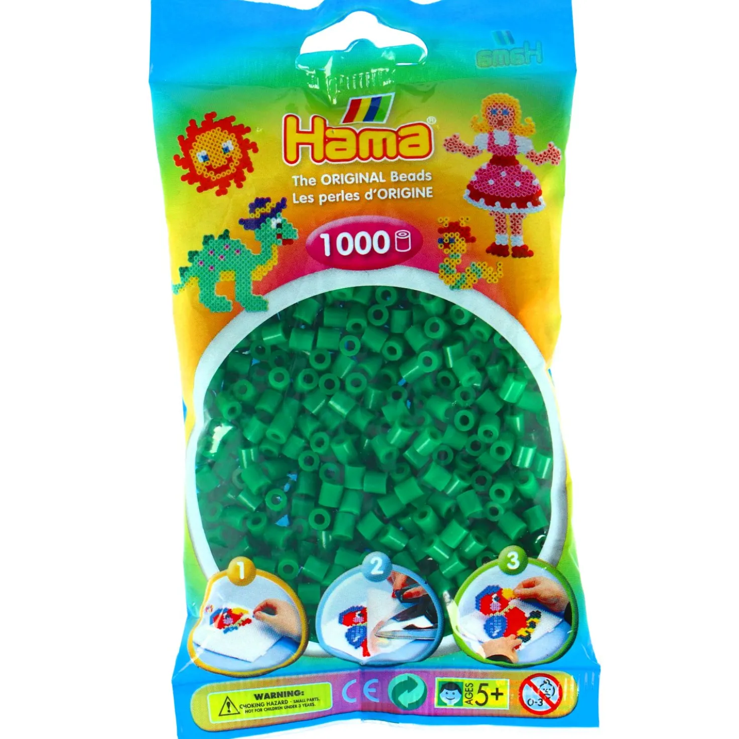 Hama Strijkkralen 1000 Stuks Groen