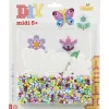 Hama strijkkralen 1100 stuks vlinder en bloem