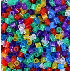 Hama Strijkkralen Ton Met 9000 Stuks Glitter Transparant