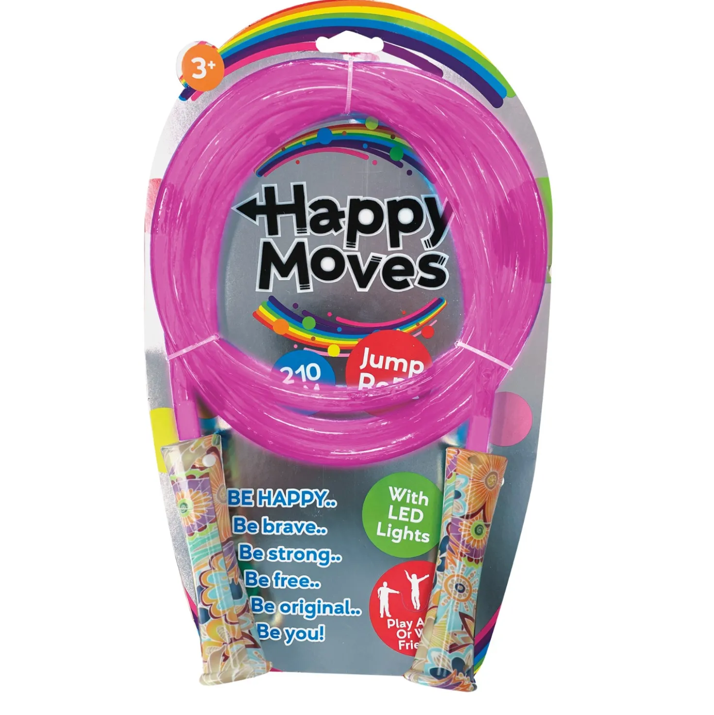 Happy Moves Springtouw Led 210 Cm 2 Assorti