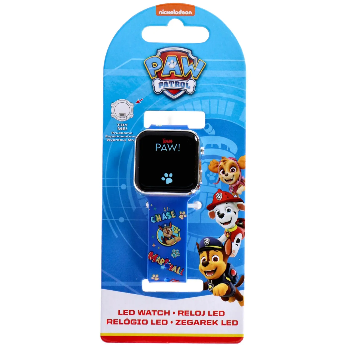 Horloge Paw Patrol LED