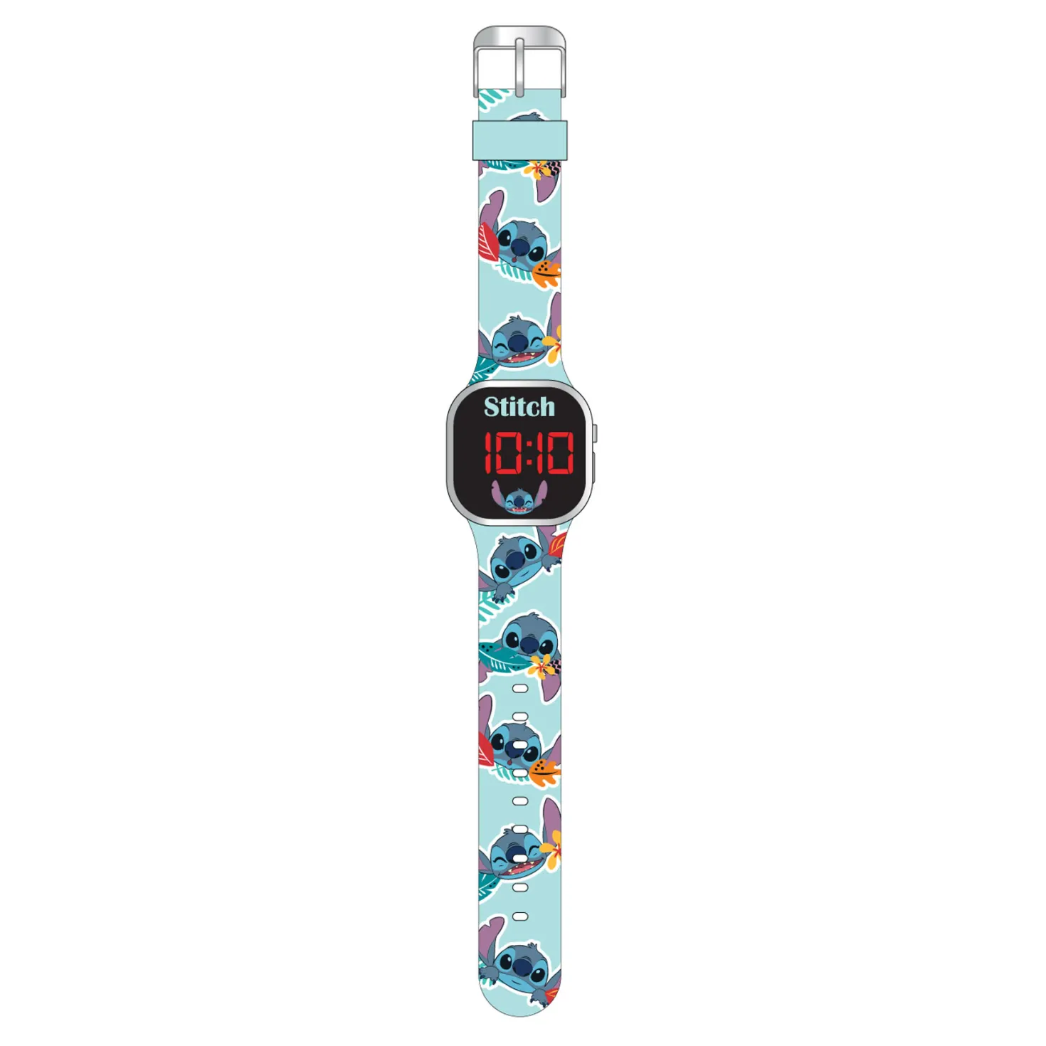 Horloge Stitch led Stitch turquoise