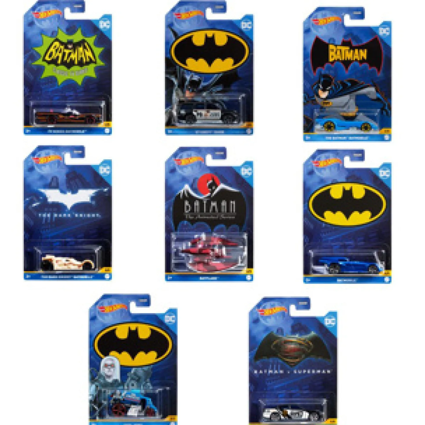 Hot Diecast Wheels Themed Batman Assorti