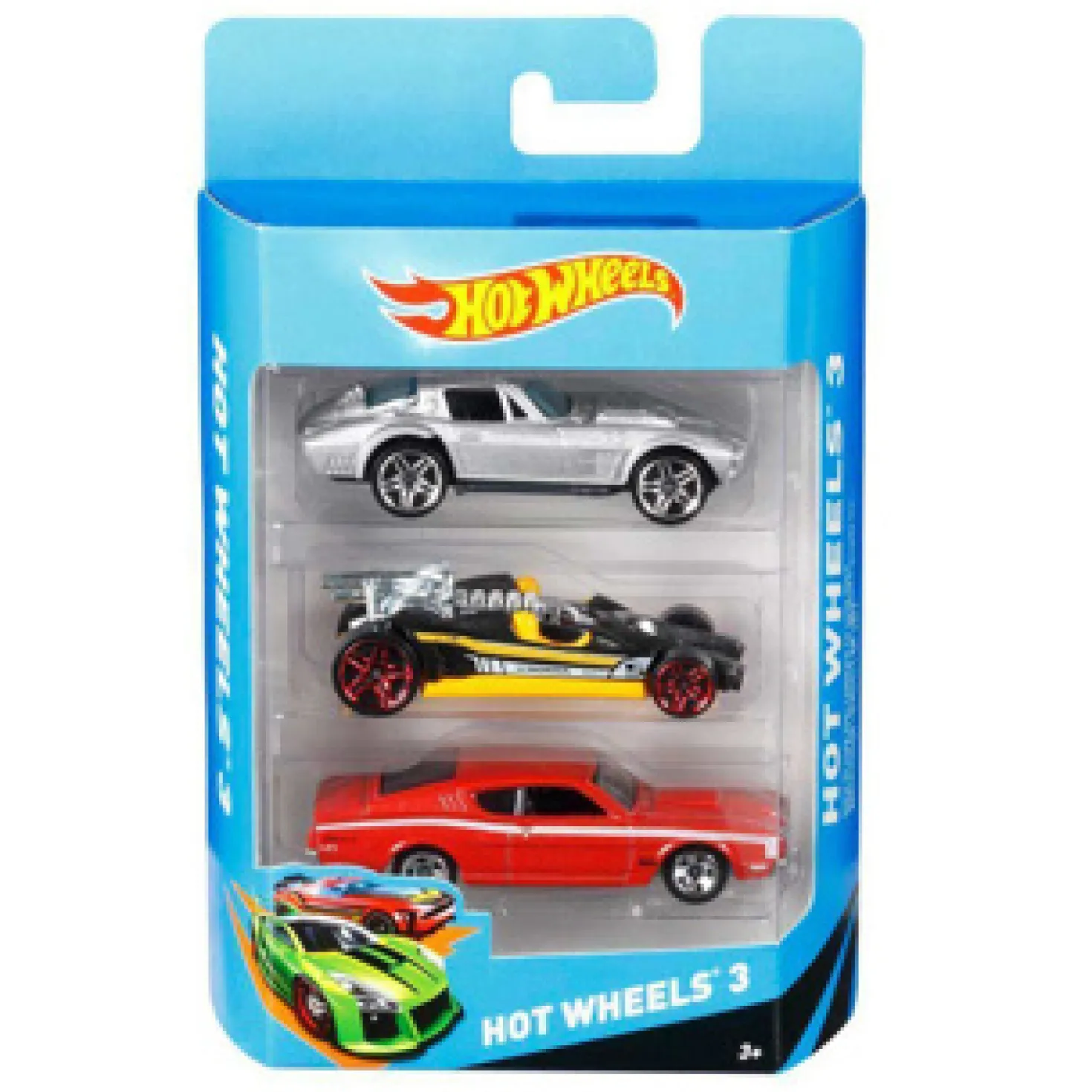 Hot Wheels Auto Diecast 3-Pack Assorti