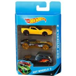 Hot Wheels Auto Diecast 3-Pack Assorti