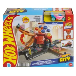 Hot Wheels city downtown candy shop