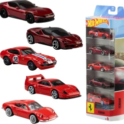 Hot Wheels diecast Ferrari 5-pack