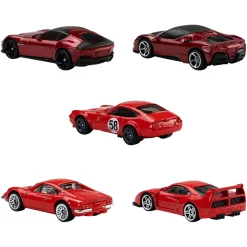 Hot Wheels diecast Ferrari 5-pack