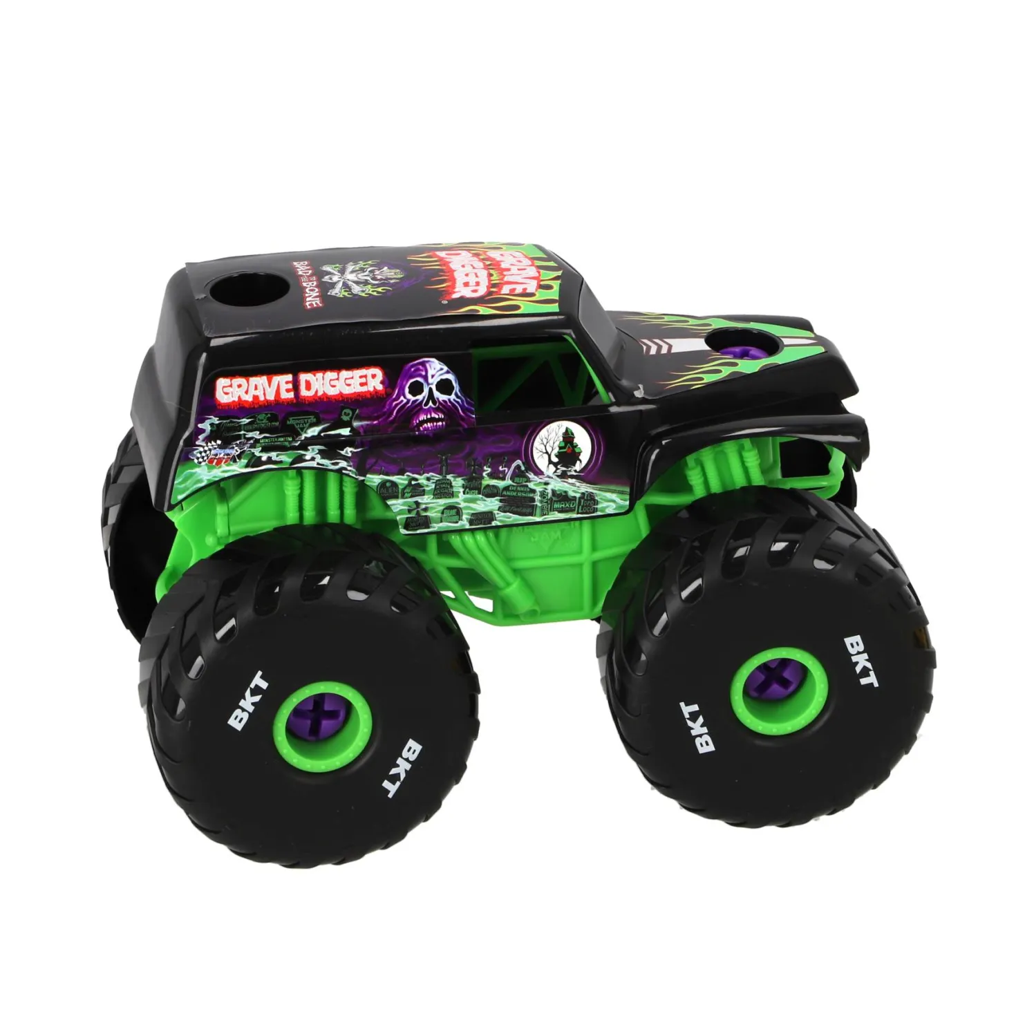Hot Wheels Monster Jam Mechanix 1:18 Build 'N Re-Build Grave Digger
