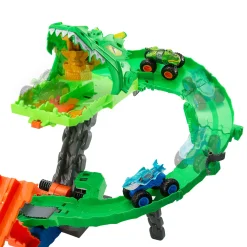 Hot Wheels monster track sharks vs dino dragon trackset